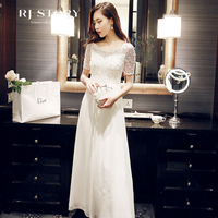 礼服蕾丝裙2015新款韩版纯色大摆型超长裙连衣裙波西米亚女装秋装
