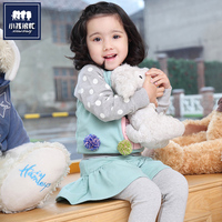 小孩很忙童装2015女童两件套装儿童女宝宝韩版小童春秋装1-2-3岁4