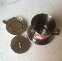 不锈钢越南壶 滴滴壶 咖啡粉过滤壶 免过滤纸咖啡滤杯 冲虑杯