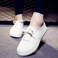 2016韩版夏帆布鞋女小白鞋子球鞋学生低帮板鞋纯色布鞋休闲鞋单鞋