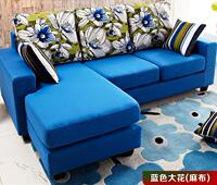 小户型布艺沙发组合双三人四人位日式布沙发客厅简约现代转角沙发