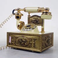 8.5品古董老物件1970年代 美国 旋转拨盘式/拨号电话机 可拨打