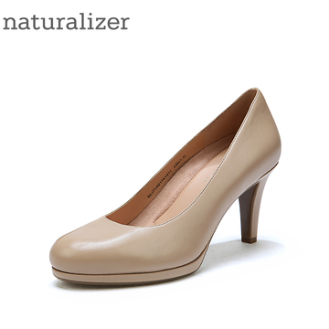 naturalizer娜然 2017春夏新款纯色浅口高跟女单鞋A0174