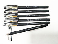 中性笔批发0.38mm现代美967黑色水笔 签字笔 商务碳素水笔