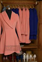 2014冬季修身中长新款正品韩版OL羊绒羊毛呢大衣外套女装加厚包邮