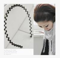 韩国饰品 简约时尚 优质钢丝弹力合金铁箍波浪细发箍.头箍 发卡