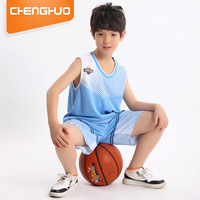童装夏季儿童套装男童篮球服中大童速干运动服青少年背心两件套