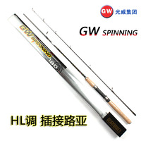 光威路亚竿GW spinning 2.7米碳素并继式插节直柄钓鱼竿抛竿手竿