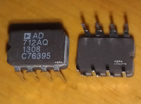 全新 AD712AQ DIP8封装  陶封发烧级高速双运放放大器 AD712AQ