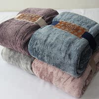 秋冬加厚毛毯珊瑚绒毯子法兰绒床单双人毯子盖毯午休毯空调毯