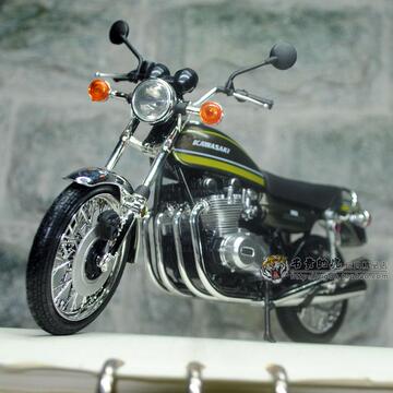 俊基1:12川崎Kawasaki 900 Super4(Z1)复古合金摩托车模型玩具