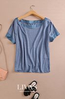 特限 狂欢价 特 限量 简约宽松版型 大圆领丝光清凉短袖T恤