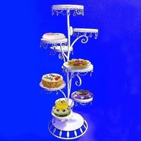 欧式铁艺蛋糕架蛋糕盘西点托盘糕点盘架多层蛋糕树点心架特价
