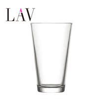 V型杯 简约透明玻璃高身水杯 茶杯果汁奶杯 宽口奶昔柠檬水汽水杯
