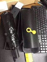 新款Banana焦下小黑伞琉璃双层黑胶蕉下防晒遮阳伞