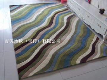 吐血特价纯羊毛100%手工客厅茶几简约现代中式加厚地毯1.8*2.7米