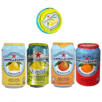 圣培露果汁柠檬口味San Pelligrino 330ML*24罐/箱 进口果汁 饮料