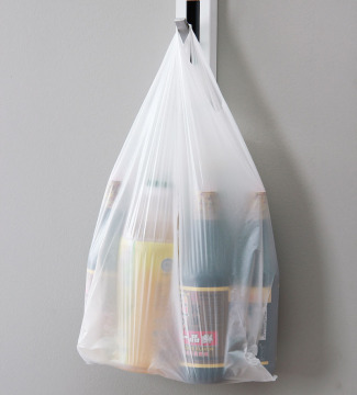 欧润哲进阶新料版白色大号8升垃圾袋 背心袋购物袋胶袋加厚