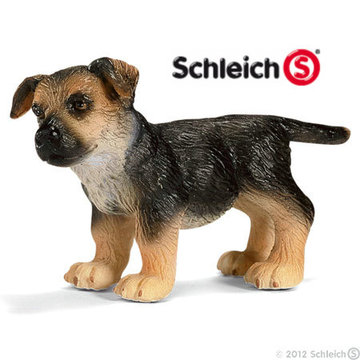 思乐Schleich仿真动物模型S16343小德国牧羊犬幼犬儿童玩具摆件