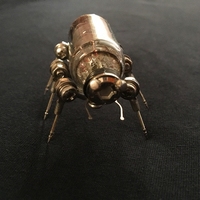 蒸汽朋克电子虫 手工昆虫标本 家居摆件 蒸汽朋克材料包 艺术作业