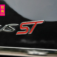 福特12新福克斯改装专用车尾标进口ST车标志 中网标ST尾标装饰贴