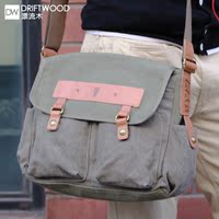 DRIFTWOOD漂流木斜挎包帆布帆布包商务韩版日韩男女士包袋65203