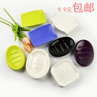 简约陶瓷肥皂碟肥皂盒家庭卫浴手工皂盒沥水创意香皂碟香皂盒置物