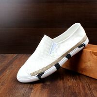 2017夏季新品透气休闲鞋子布鞋一脚蹬男士鞋韩版男鞋帆布鞋网布鞋
