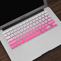 苹果笔记本键盘膜MacAir保护贴膜Pro13.3寸15寸透光贴纸彩膜