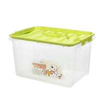食品级透明塑料儿童手提玩具收纳箱收纳盒带盖限时促销包邮