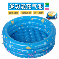 决明子沙池宝宝玩水充气池儿童洗澡多功能游泳池可折叠海洋球池子