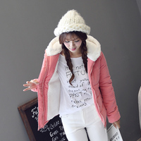 冬季新款韩版女装韩国学生棉袄显瘦大码加厚羊羔毛棉服棉衣外套