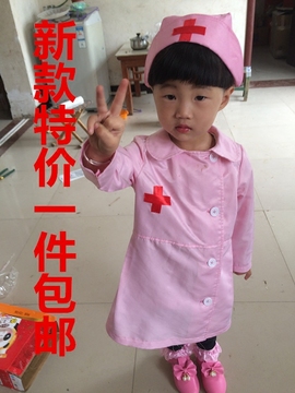 新款儿童小医生小护士服饰幼儿园职业装扮演儿童过家家护小士服装