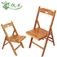 特价楠竹靠椅便携式椅子儿童休闲靠背椅方便椅折叠椅实木餐椅包邮