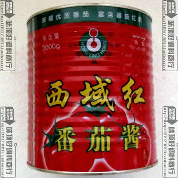 红盈红西域红新疆番茄酱3kg清真食品兰州拉面必备批发量大从优哦