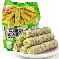 北田台湾进口零食 蒟蒻糙米卷海苔味 饼干 160g