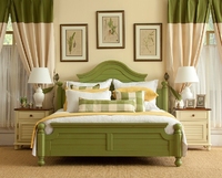 美式卧室家具欧式1.8米实木床公主床双人床婚床原木定制厂家直销