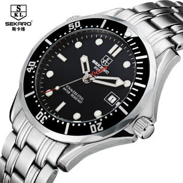 瑞士正品男士手表机械表男表全自动007邦德量子危机防水夜光手表