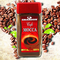 德国 格兰特摩卡黑咖啡 无糖速溶纯咖啡粉100g  新藏外包邮
