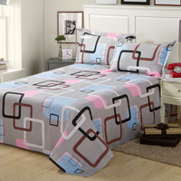 纯棉斜纹单人床单 全棉印花双人被单儿童宿舍床床罩单件新品特价