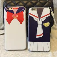 日系美少女战士iPhone5S iPhone6plus手机壳情侣定制硬壳全包外壳