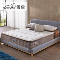 雪貂天然进口乳胶床垫双人席梦思弹簧床垫1.5 1.8米软硬椰棕床垫