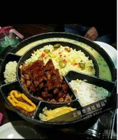 韩式芝士排骨锅韩国料理专用平底锅多格鸡蛋糕锅铸铁锅烤肉盘煎盘