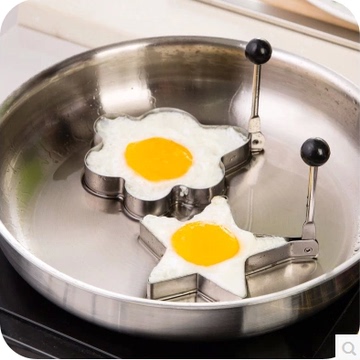 小二班 创意多造型加厚不锈钢煎蛋器 煎鸡蛋模型模具 荷包蛋磨具