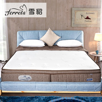 雪貂床垫席梦思弹簧床垫乳胶床垫椰棕棕垫1.5 1.8米床垫可折叠