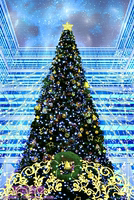 万达圣诞节18米圣诞树装饰酒店商场广场大厅圣诞装饰布置品豪华款