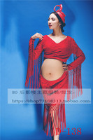 新款韩版 影楼孕妇装2015孕妇写真服装 时尚孕妇拍照妈咪摄影服