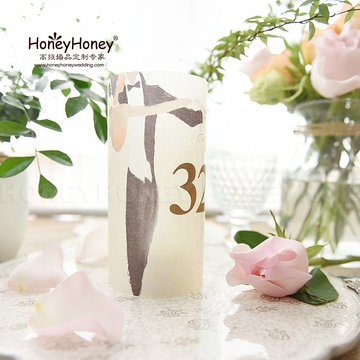 华尔兹  电子烛灯桌号牌- HoneyHoney结婚礼 派对生日桌卡台卡