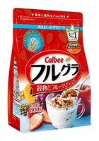 现货 日本代购Calbee卡乐比卡乐b水果果仁谷物营养即食麦片800g