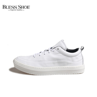 BLESS TYCHE 2015 NO. J12 LOW 全白色 低帮全皮休闲鞋